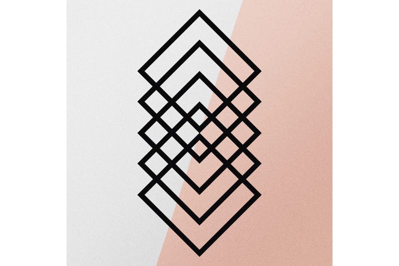 Geometry Väggdekor - Svart - Inredning & dekor - Väggdekor - Skyltar - Plåtskylt