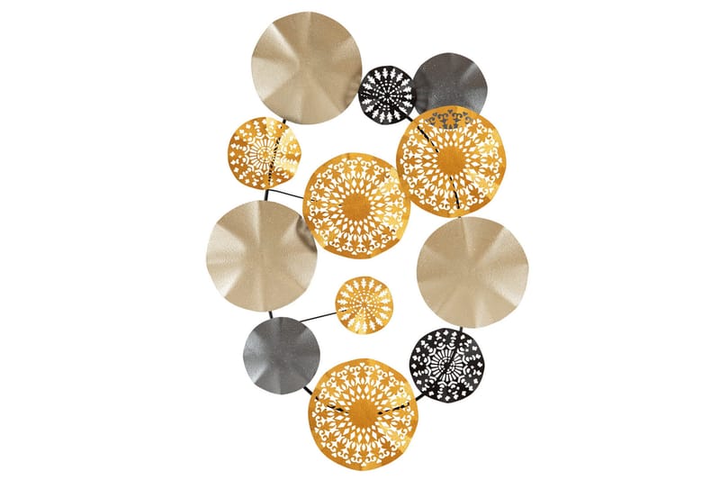 Gold Väggdekor, Flerfärgad