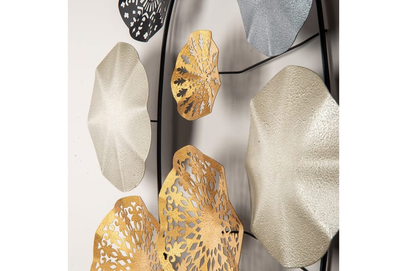 Gold Väggdekor - Flerfärgad - Inredning & dekor - Väggdekor - Skyltar - Plåtskylt