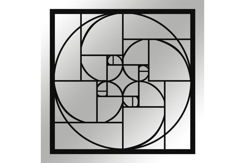 Golden Ratio Väggdekor - Svart - Inredning & dekor - Väggdekor - Skyltar - Plåtskylt