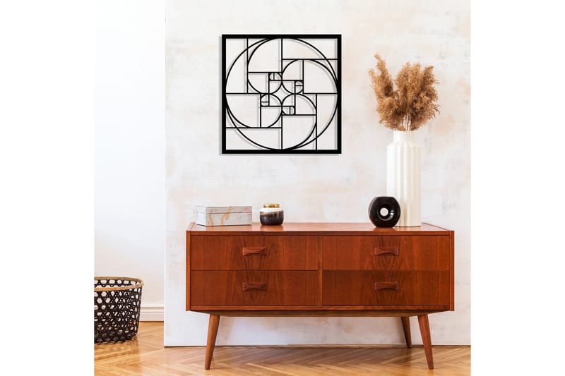 Golden Ratio Väggdekor - Svart - Inredning & dekor - Väggdekor - Skyltar - Plåtskylt