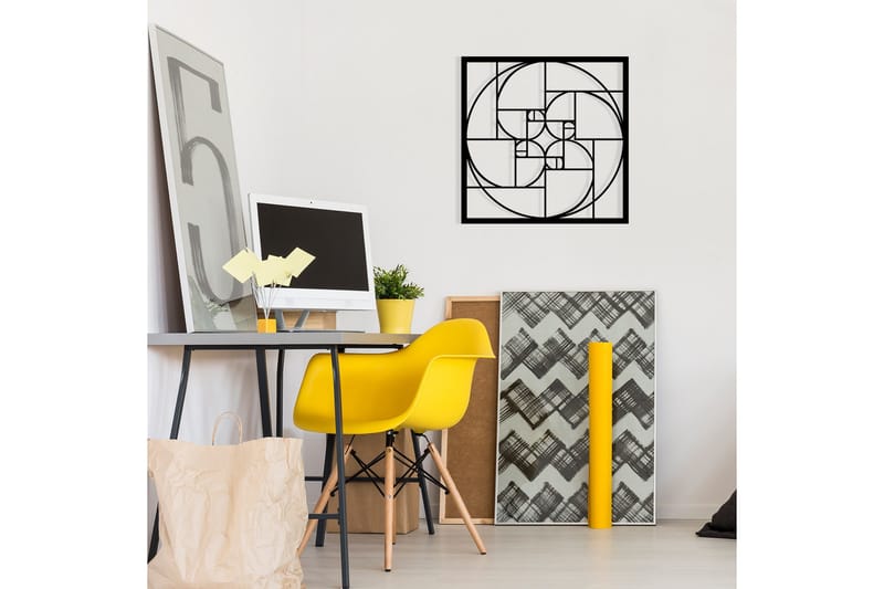 Golden Ratio Väggdekor - Svart - Inredning & dekor - Väggdekor - Skyltar - Plåtskylt