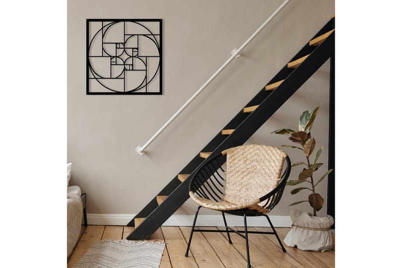 Golden Ratio Väggdekor - Svart - Inredning & dekor - Väggdekor - Skyltar - Plåtskylt