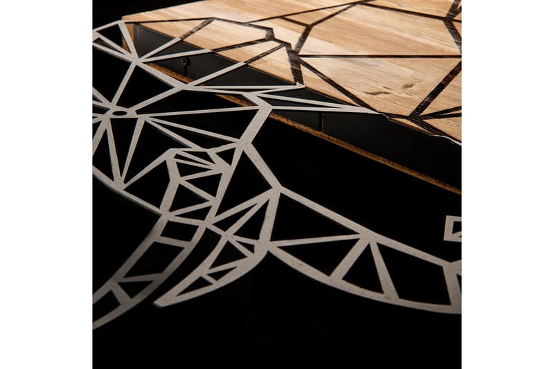 Great Elephant Väggdekor - Svart/Valnöt - Inredning & dekor - Väggdekor - Skyltar - Plåtskylt