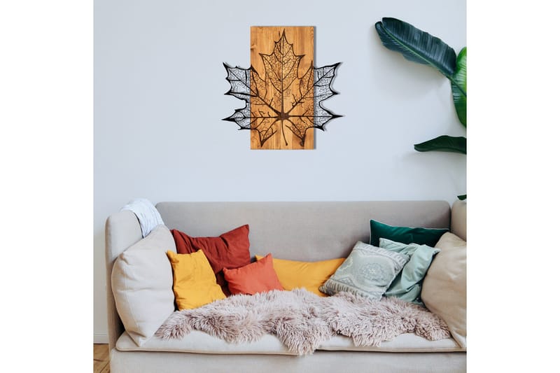 Hare Väggdekor - Svart/Valnöt - Inredning & dekor - Väggdekor - Skyltar - Plåtskylt