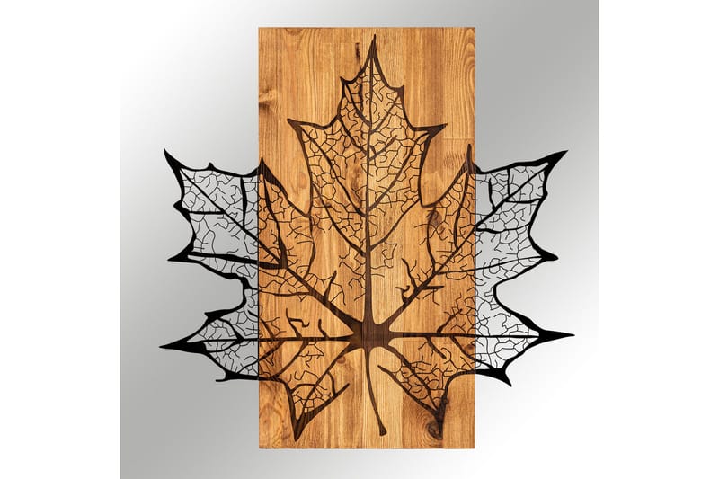 Hare Väggdekor - Svart/Valnöt - Inredning & dekor - Väggdekor - Skyltar - Plåtskylt