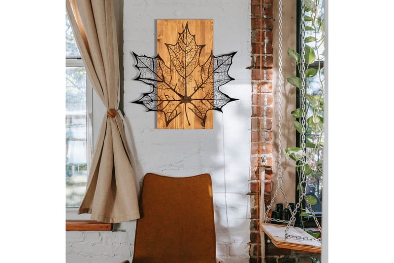 Hare Väggdekor - Svart/Valnöt - Inredning & dekor - Väggdekor - Skyltar - Plåtskylt