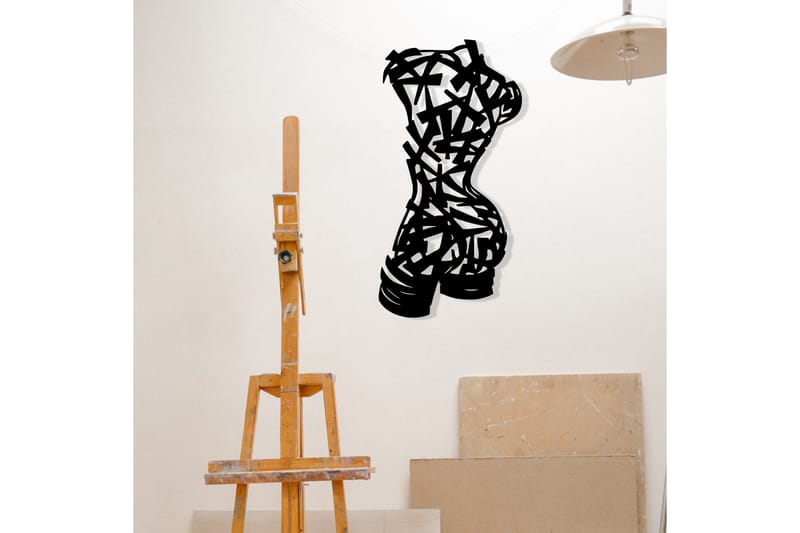 Hemdem Väggdekor - Svart - Inredning & dekor - Väggdekor - Skyltar - Plåtskylt