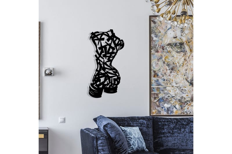 Hemdem Väggdekor - Svart - Inredning & dekor - Väggdekor - Skyltar - Plåtskylt