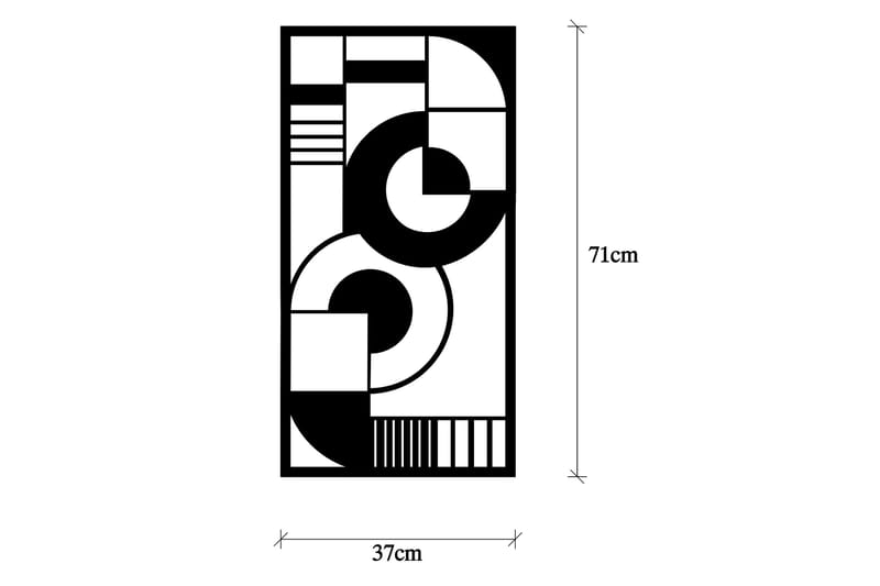 Hypnosis 2 Väggdekor - Svart - Inredning & dekor - Väggdekor - Skyltar - Plåtskylt