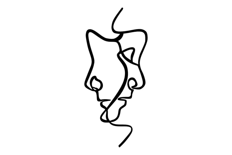 Interior Väggdekor, Svart