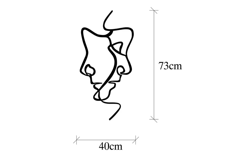 Interior Väggdekor - Svart - Inredning & dekor - Väggdekor - Skyltar - Plåtskylt