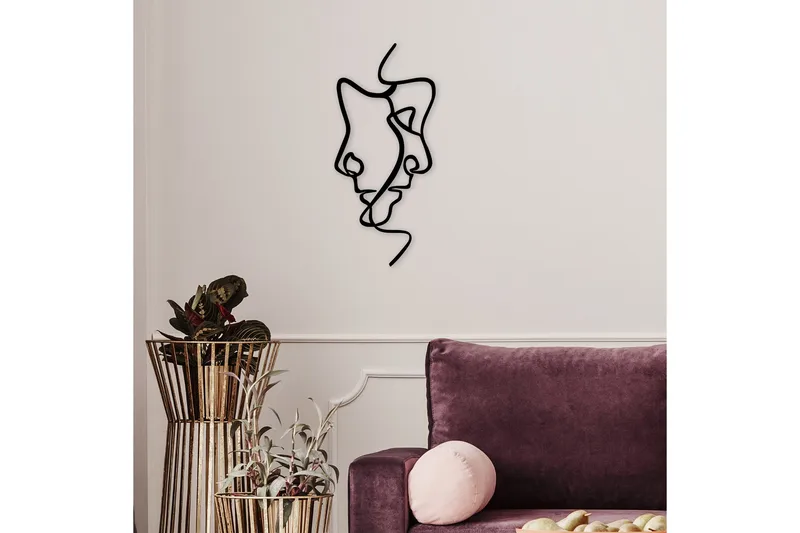 Interior Väggdekor - Svart - Inredning & dekor - Väggdekor - Skyltar - Plåtskylt