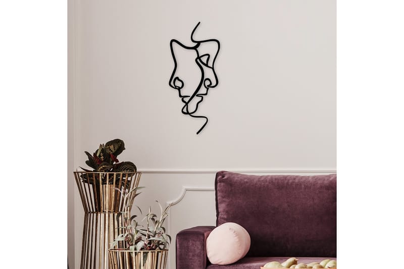 Interior Väggdekor - Svart - Inredning & dekor - Väggdekor - Skyltar - Plåtskylt