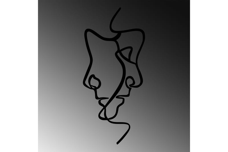 Interior Väggdekor - Svart - Inredning & dekor - Väggdekor - Skyltar - Plåtskylt