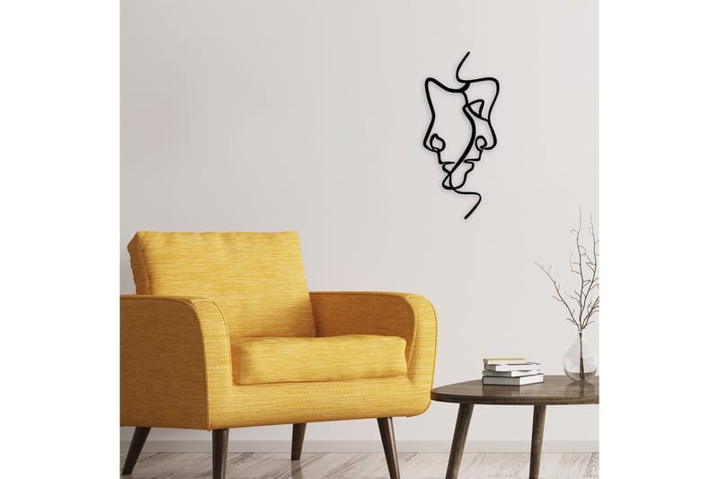 Interior Väggdekor - Svart - Inredning & dekor - Väggdekor - Skyltar - Plåtskylt