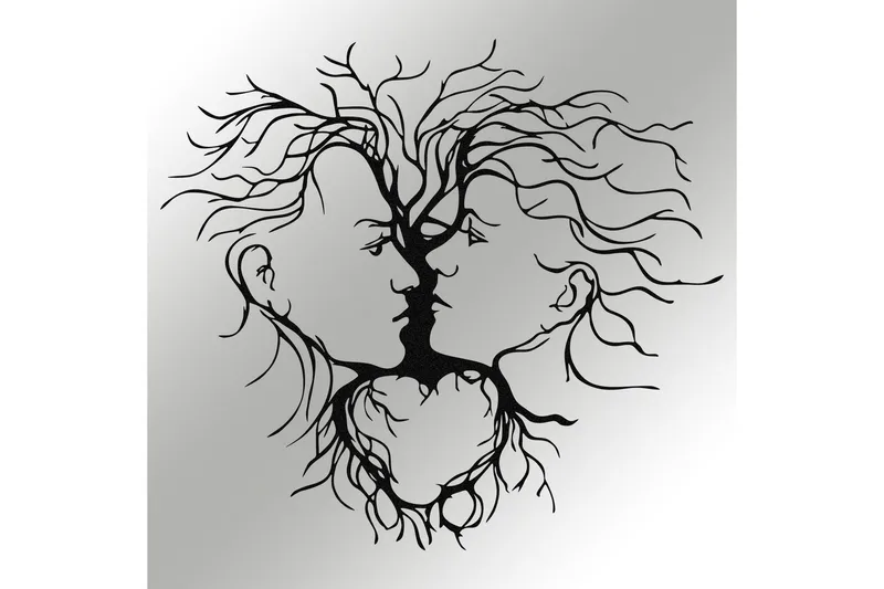 Intrigue Väggdekor - Svart - Inredning & dekor - Väggdekor - Skyltar - Plåtskylt