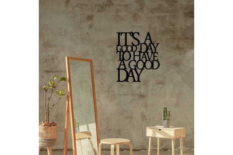 Its A Good Väggdekor - Svart - Inredning & dekor - Väggdekor - Skyltar - Plåtskylt