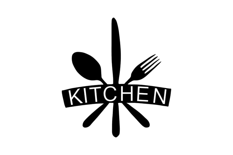 KITCHEN Väggdekor Svart - Inredning & dekor - Väggdekor - Skyltar - Plåtskylt