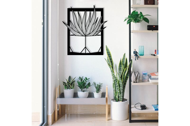 Lagom Väggdekor - Svart - Inredning & dekor - Väggdekor - Skyltar - Plåtskylt