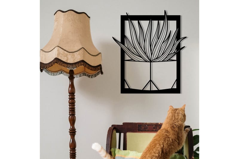 Lagom Väggdekor - Svart - Inredning & dekor - Väggdekor - Skyltar - Plåtskylt