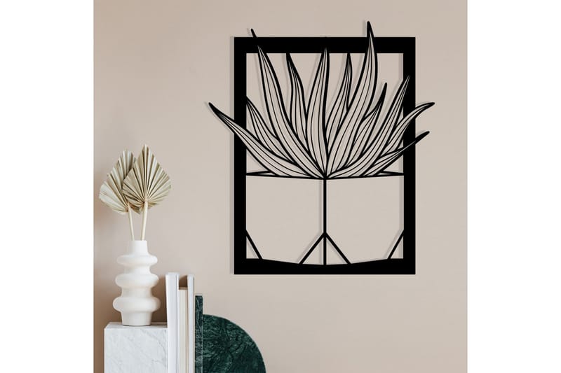 Lagom Väggdekor - Svart - Inredning & dekor - Väggdekor - Skyltar - Plåtskylt