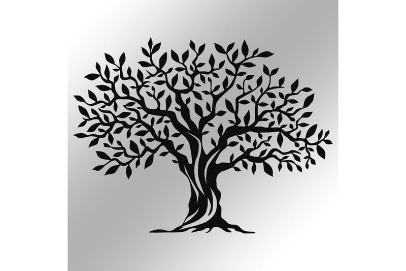 Leaf Fall Väggdekor - Svart - Inredning & dekor - Väggdekor - Skyltar - Plåtskylt