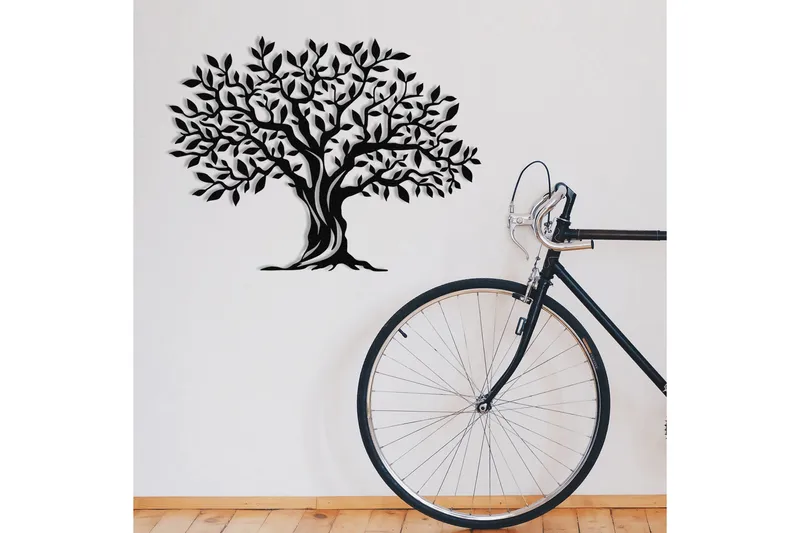 Leaf Fall Väggdekor - Svart - Inredning & dekor - Väggdekor - Skyltar - Plåtskylt