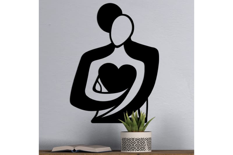 Love Väggdekor - Svart - Inredning & dekor - Väggdekor - Skyltar - Plåtskylt