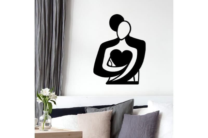 Love Väggdekor - Svart - Inredning & dekor - Väggdekor - Skyltar - Plåtskylt
