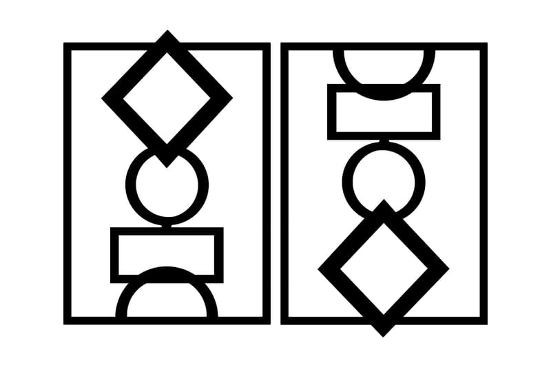 MIRROR Väggdekor Svart - Inredning & dekor - Väggdekor - Skyltar - Plåtskylt