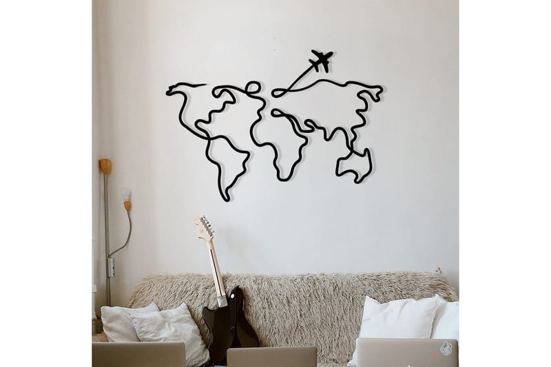 Mozzafiato Väggdekor - Svart - Inredning & dekor - Väggdekor - Skyltar - Plåtskylt