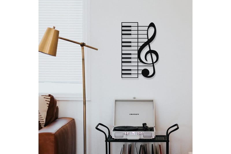 Musical Väggdekor - Svart - Inredning & dekor - Väggdekor - Skyltar - Plåtskylt