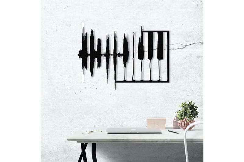 My Music v2 Väggdekor - Svart - Inredning & dekor - Väggdekor - Skyltar - Plåtskylt