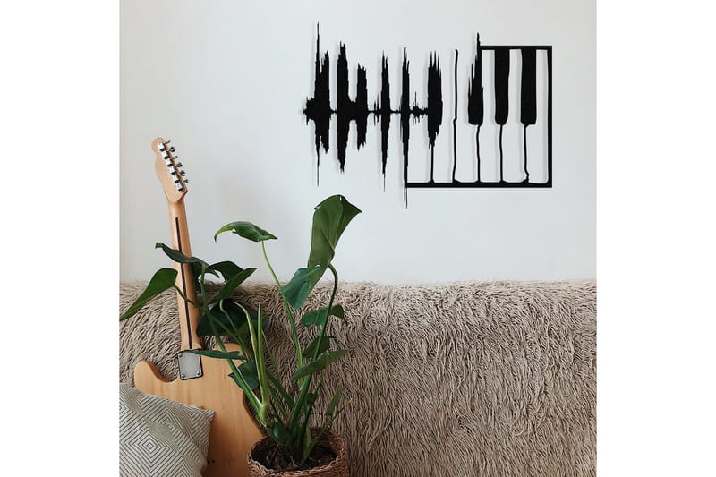 My Music v2 Väggdekor - Svart - Inredning & dekor - Väggdekor - Skyltar - Plåtskylt