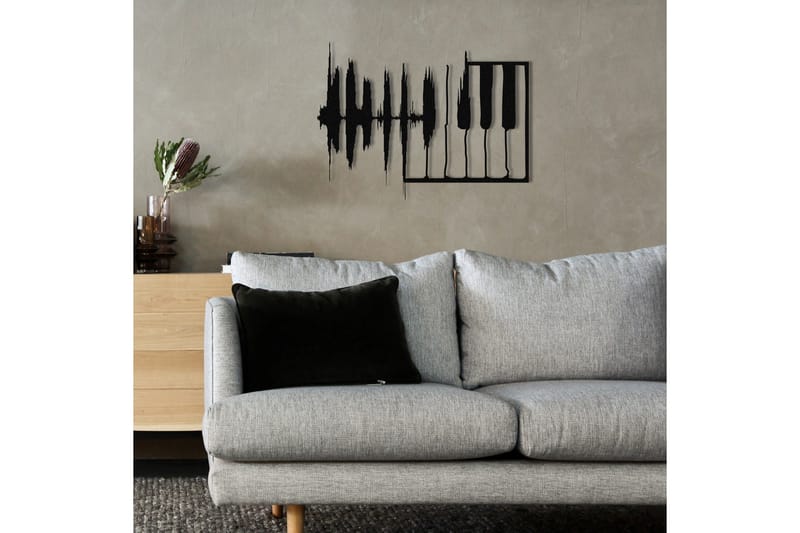 My Music v2 Väggdekor - Svart - Inredning & dekor - Väggdekor - Skyltar - Plåtskylt