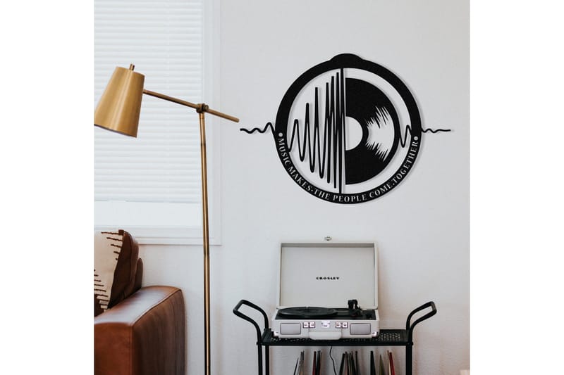 My Music v3 Väggdekor - Svart - Inredning & dekor - Väggdekor - Skyltar - Plåtskylt