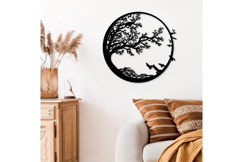 Night Väggdekor - Svart - Inredning & dekor - Väggdekor - Skyltar - Plåtskylt