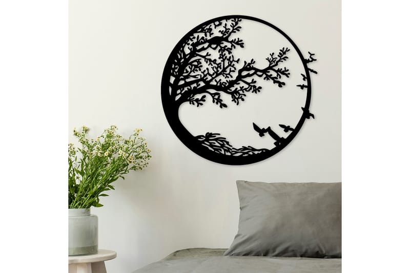 Night Väggdekor - Svart - Inredning & dekor - Väggdekor - Skyltar - Plåtskylt