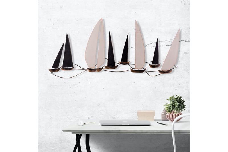 Ocean Väggdekor - Flerfärgad - Inredning & dekor - Väggdekor - Skyltar - Plåtskylt