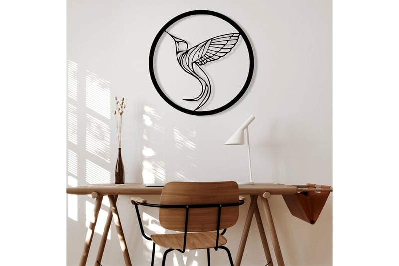 On the Bird's Wing Väggdekor - Svart - Inredning & dekor - Väggdekor - Skyltar - Plåtskylt