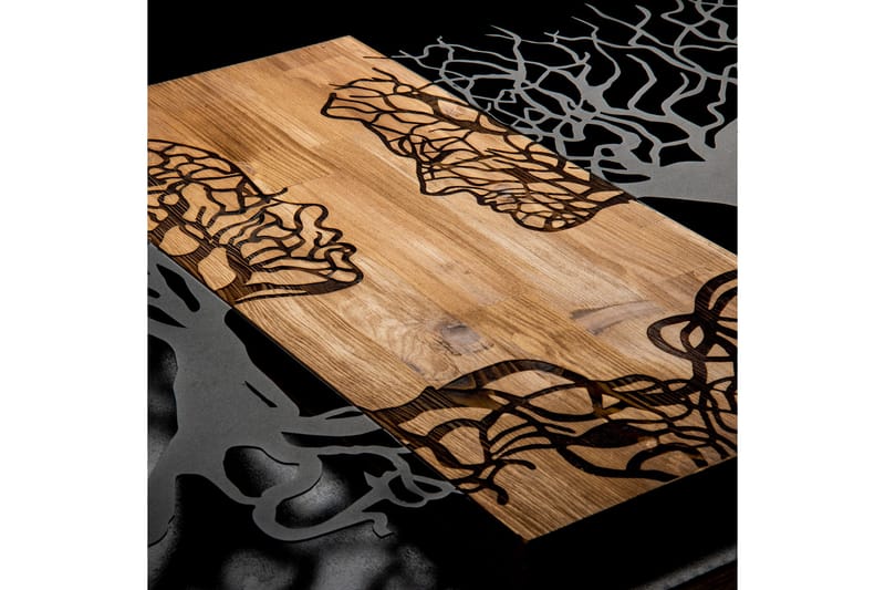 Passion Väggdekor - Svart/Valnöt - Inredning & dekor - Väggdekor - Skyltar - Plåtskylt