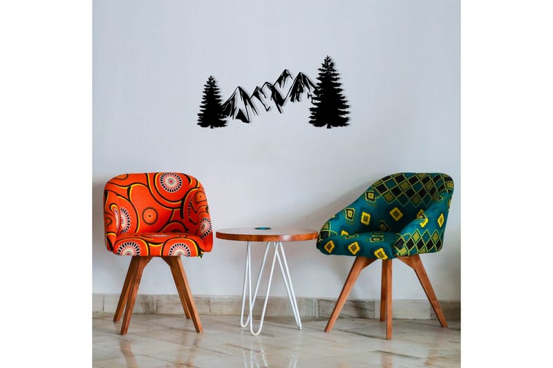 Pine Väggdekor - Svart - Inredning & dekor - Väggdekor - Skyltar - Plåtskylt