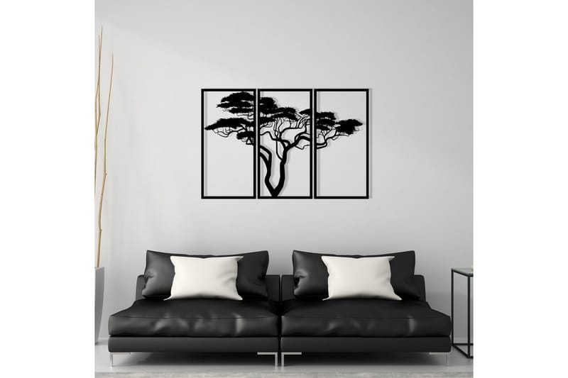 Plane tree Väggdekor - Svart - Inredning & dekor - Väggdekor - Skyltar - Plåtskylt