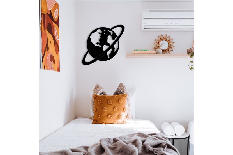 Planet - Väggdekor - Svart - Inredning & dekor - Väggdekor - Skyltar - Plåtskylt