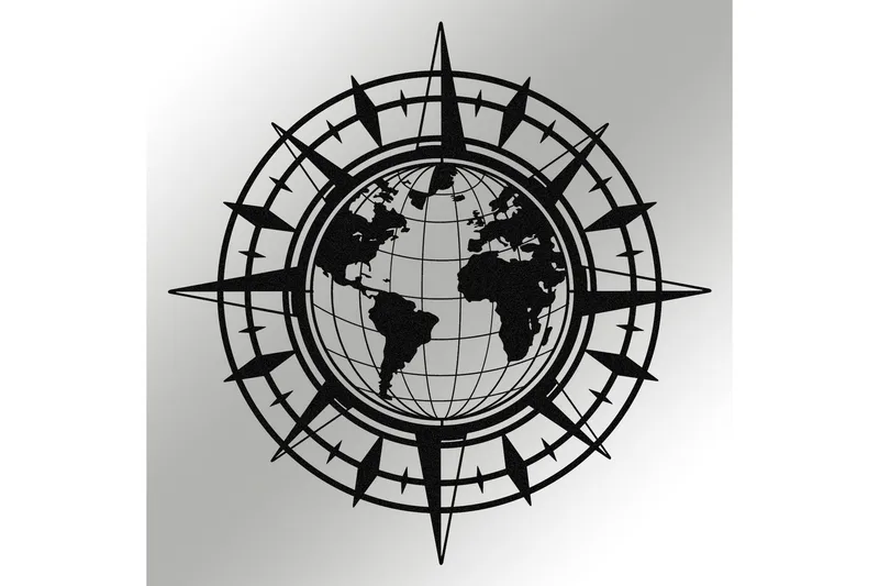 Real World Väggdekor - Svart - Inredning & dekor - Väggdekor - Skyltar - Plåtskylt