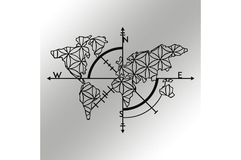Ritorno Väggdekor - Svart - Inredning & dekor - Väggdekor - Skyltar - Plåtskylt