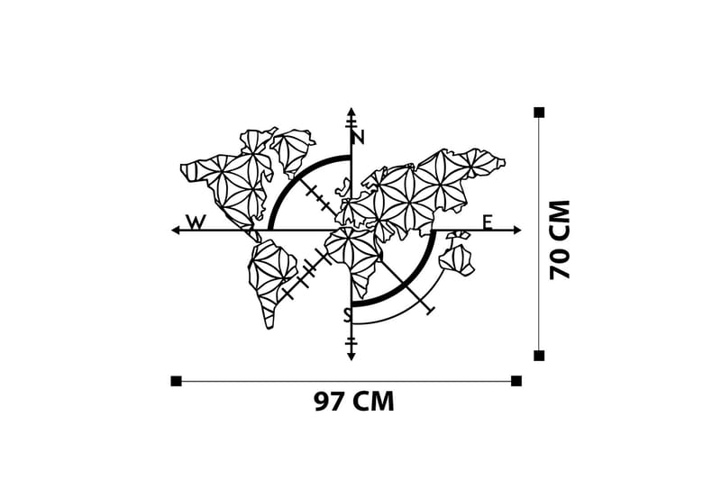 Ritorno Väggdekor - Svart - Inredning & dekor - Väggdekor - Skyltar - Plåtskylt