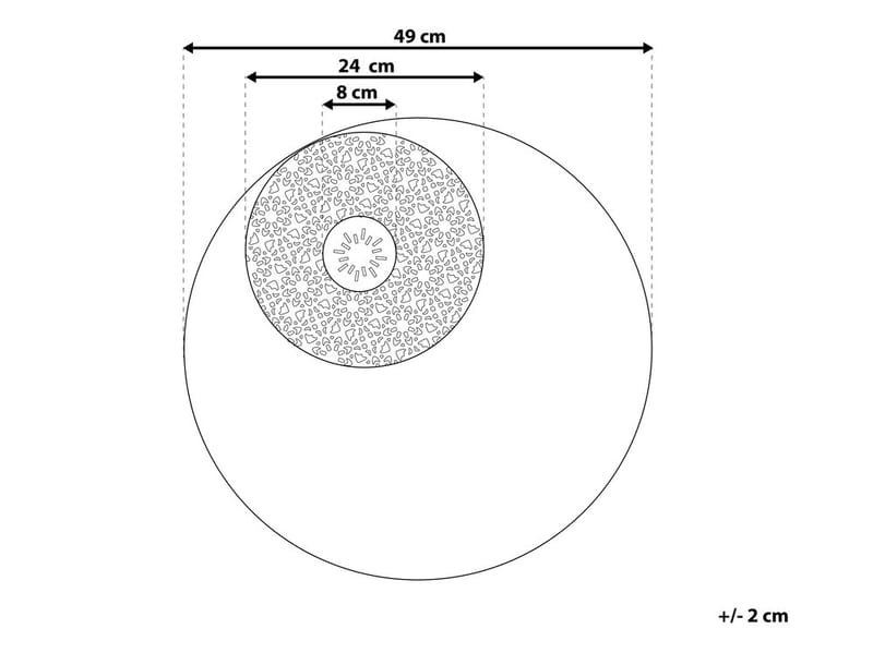 RUBIDIUM Väggdekoration med Snäckor 49 cm - Inredning & dekor - Väggdekor - Skyltar - Plåtskylt