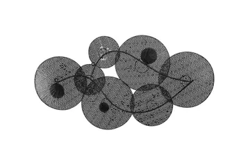 Rubidium Väggdekoration Med Snäckor 91 cm - Grön - Inredning & dekor - Väggdekor - Skyltar - Plåtskylt